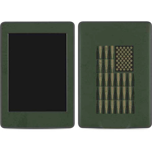 Bullet American Flag Amazon Kindle Skin